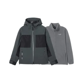 PIONEER CAMP Waterproof, Windproof, Breathable, Abrasion Resistant, Thermal, Water Repellent Windbreaker Jacket Unisex