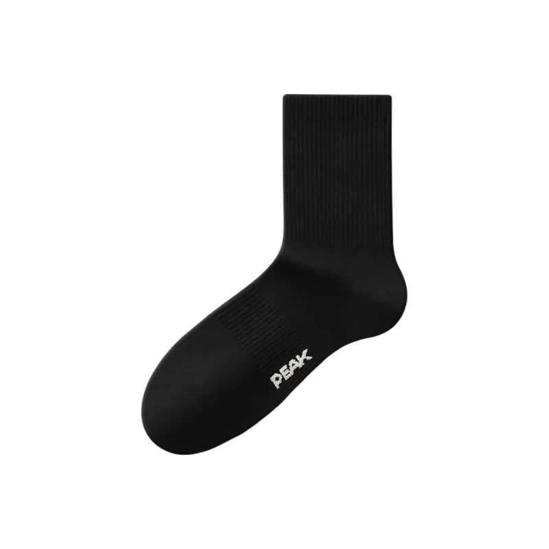 PEAK Mid Calf Socks Unisex White-3