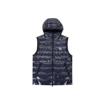 Moncler Vests Men Blue