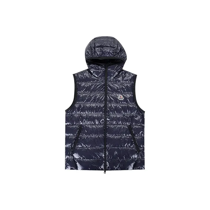Moncler Vests Men Blue-0