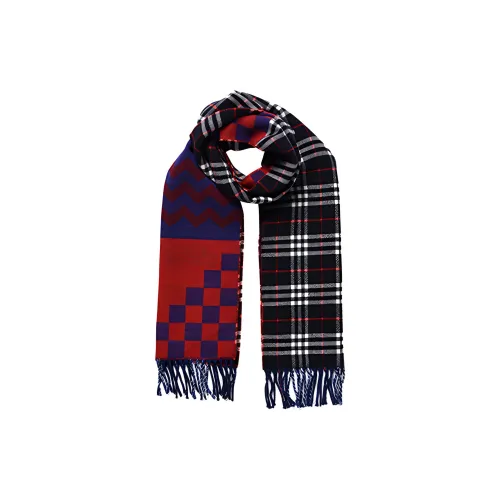 Burberry Knit Scarves Women's Black/Red