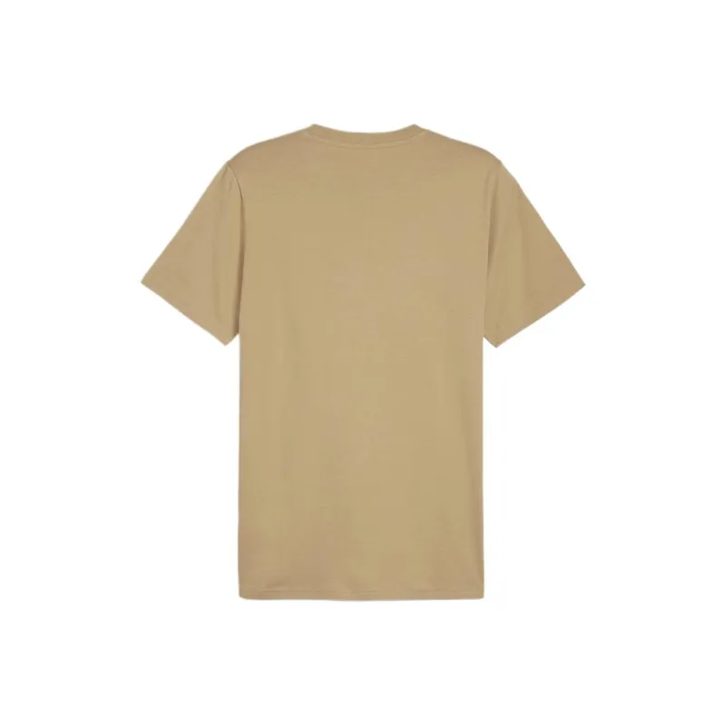 PUMA EssentialsTAPE T Shirt Men's Khaki-1