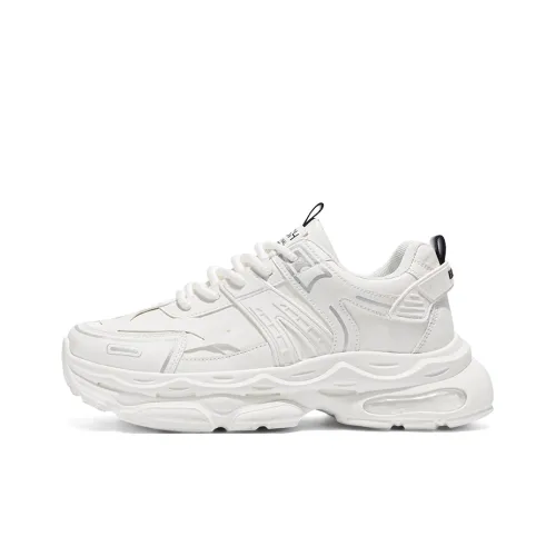 SUPEREDGE Slip Resistant Coverage Abrasion Resistant Low Top Chunky Sneakers Men's