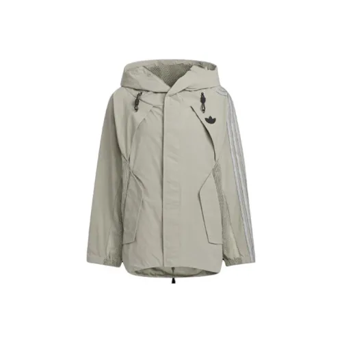 Hamcus X Adidas Originals Adidas Originals X HAMCUS Jackets Unisex Pebble Silver Gray
