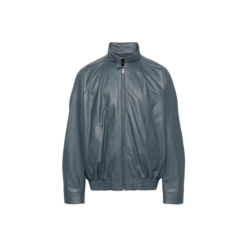 MARNI Leather Bomber Jacket-0