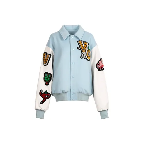 Valeria Obbaco Valeria Obbaco Fun Series Jackets Unisex Light Blue