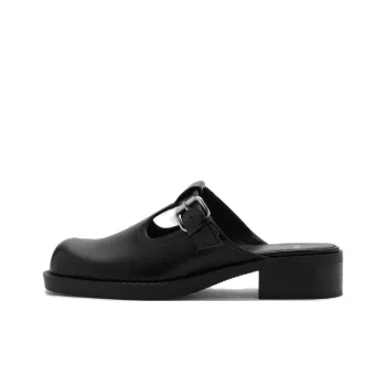 MANGO Abrasion Resistant Closed Toe Slippers Women's Black