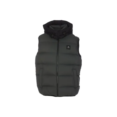 Moose Knuckles Logo patch Faux fur Hoodie