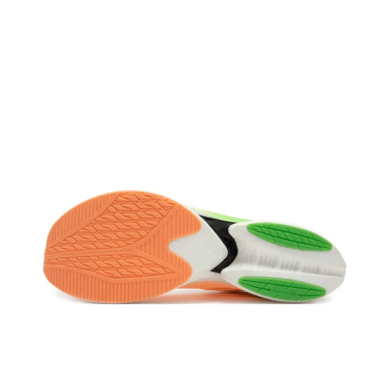 361° Running Shoes Unisex Low Top Feather White/Fluorescent Cream Peach Red-4