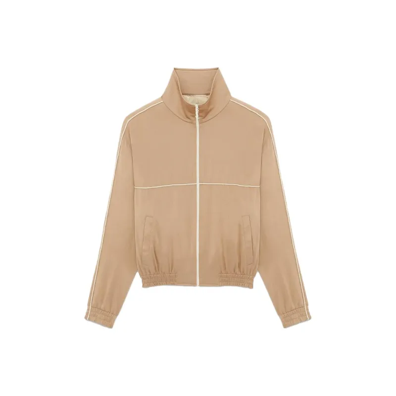 SAINT LAURENT Zip Up Long Sleeved Jacket-0
