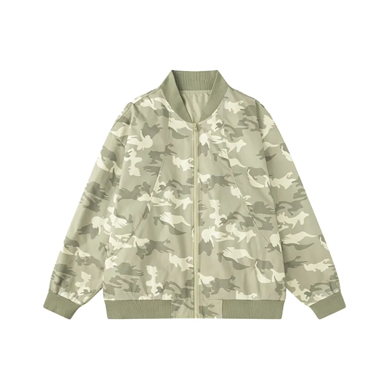 ACUOD BY CHANU Workwear Camouflage Coat For Men, Trendy Winter Regular Edition Flight Jacket Unisex-4