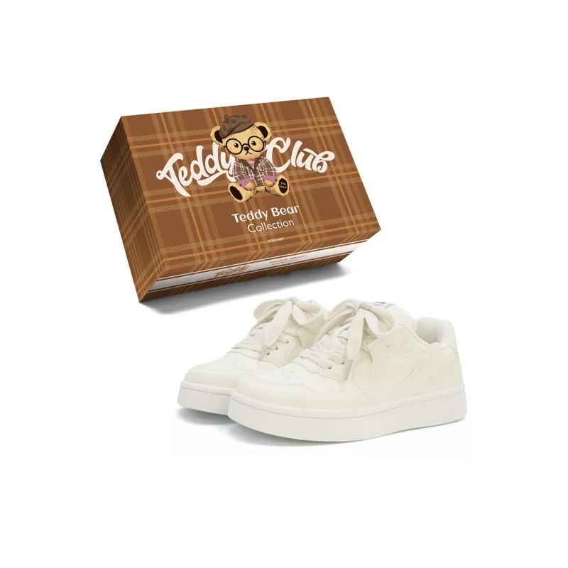 Teddy Bear Collection Slip Resistant, Abrasion Resistant, Lightweight Low Top Skateboard Shoes Women's-0