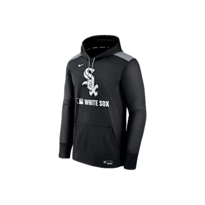 Nike Chicago White Sox Authentic Collection Men's Nike Therma Mlb Pullover Hoodie-0