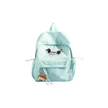 XIANGSU Nylon Fabric Backpack Unisex Multicolor