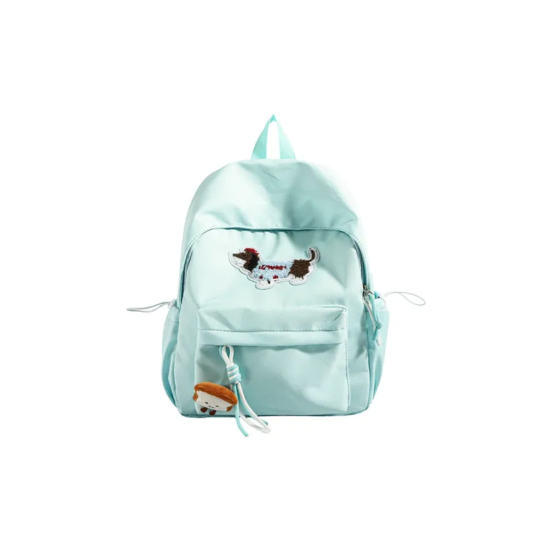 XIANGSU Nylon Fabric Backpack Unisex Multicolor-0