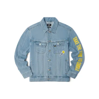 Smiley X Lee X Smiley® Ss22 Denim Jackets Men Medium Light Blue