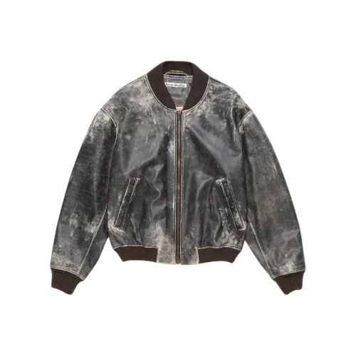 Acne Studios Liev Leather Bomber Jacket