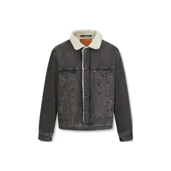 Levis Denim Jackets Men Black
