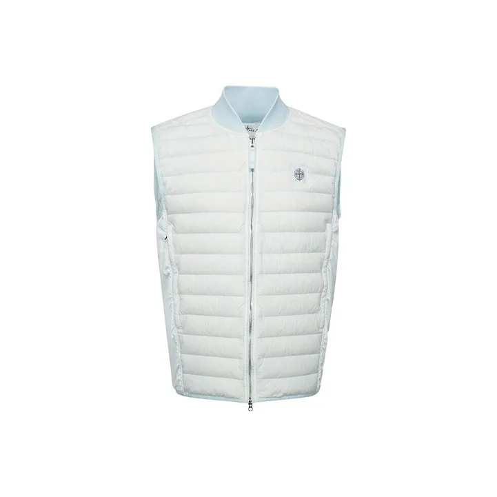 STONE ISLAND Vests Men Sky Blue-0