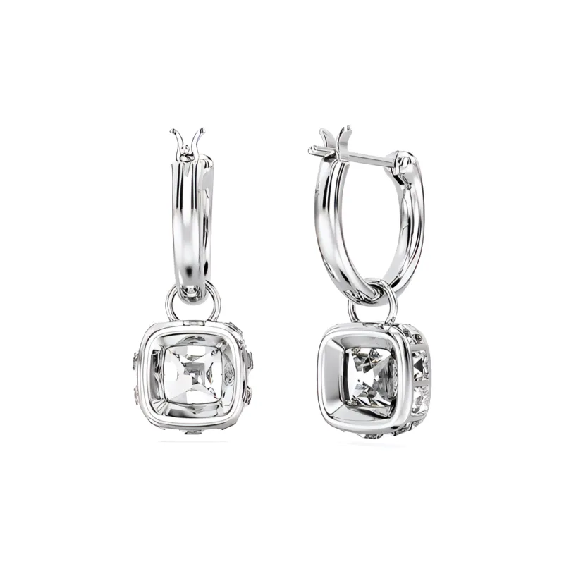 Swarovski Chroma Mini Hoop Earrings-3