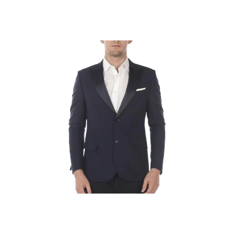DANIELE ALESSANDRINI Jackets Coats Men's Blue-0