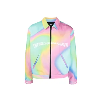 MSFTSrep Trippy Summer Slogan print Jacket