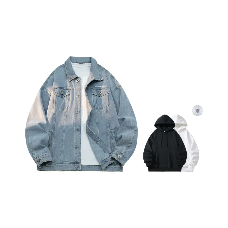 BOBBY ABLEY Denim Jackets Unisex-14