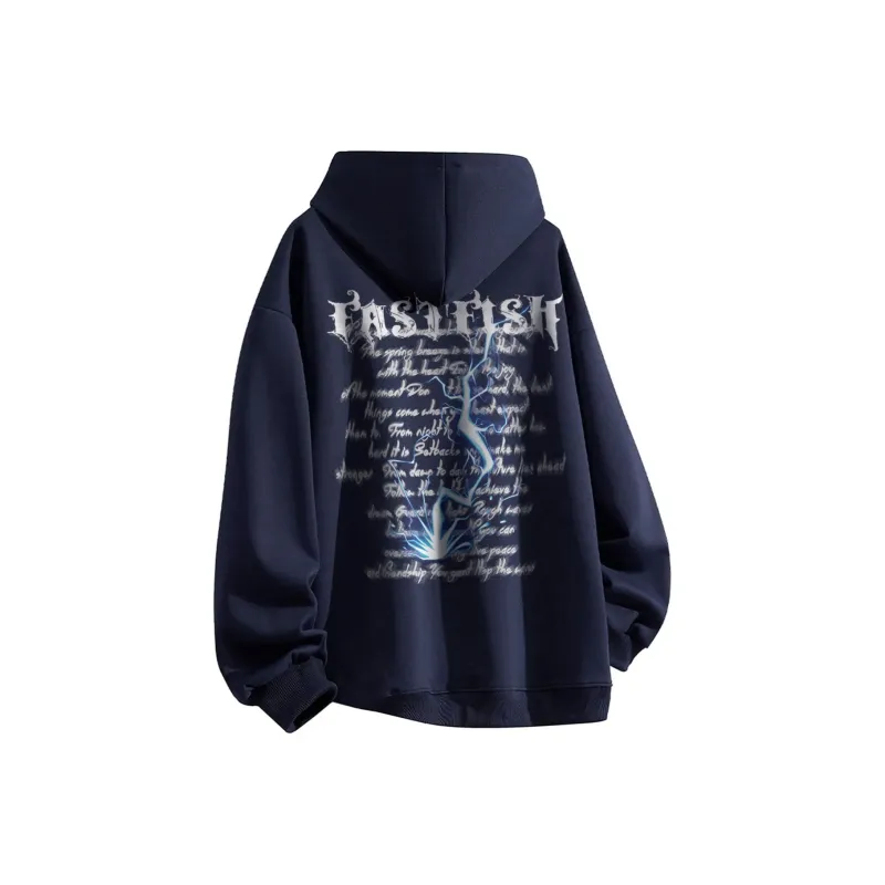 FASTFISH Sweatshirt Unisex Navy Blue-0