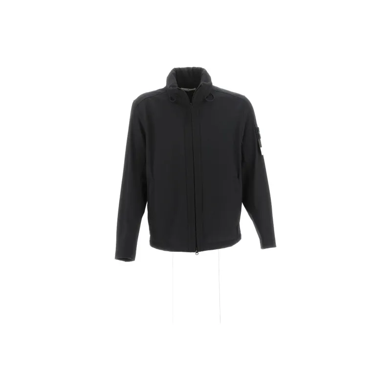 STONE ISLAND Logo patch Zip fastening Jacket-0