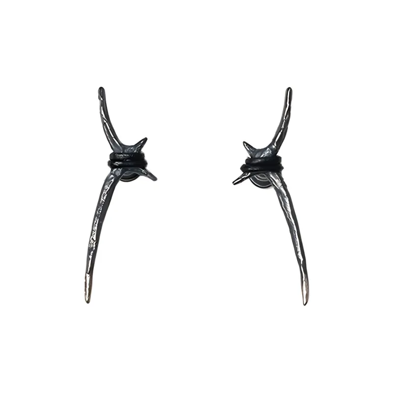 M.Wong Stud Earrings Unisex-2