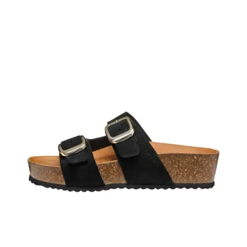 GEOX Brionia Abrasion Resistant Slide Slippers Women's Black