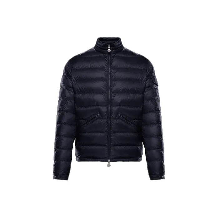 Moncler Down Jacket Men's Dark Blue-0