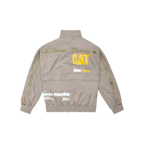 HERON PRESTON Ctnmb Cropped Canvas Jacket Tobacco