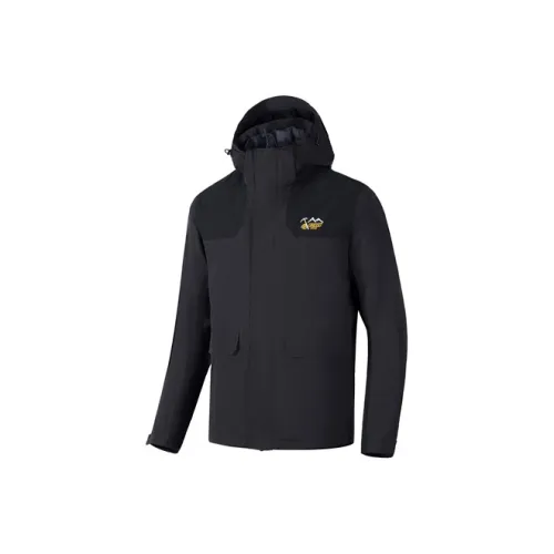 OZARK GEAR 블랙 남성 바람막이 재킷