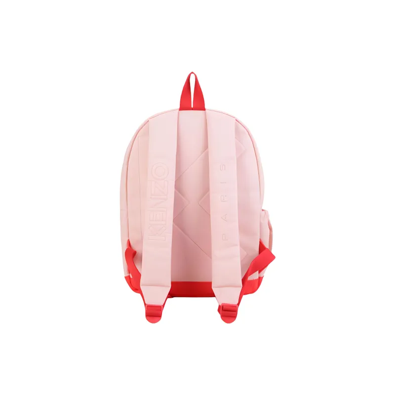 KENZO Kids Logo-patch Colour-block Backpack-2