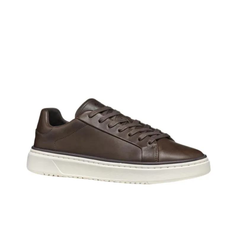 GEOX Zackerty Low Top Skateboard Shoes Men's Coffee-1