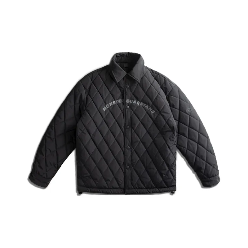 Monster Guardians Puffer Jackets Men Black-0