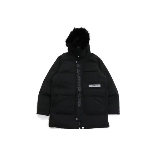 A BATHING APE Loose Fit Long Down Coat