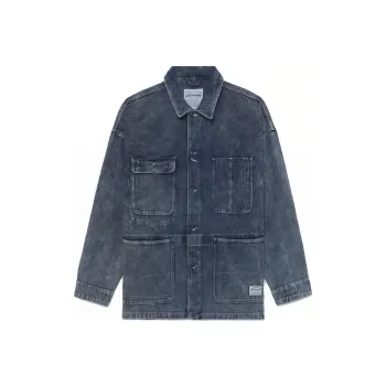 Aftermaths Denim Jackets Unisex Blue
