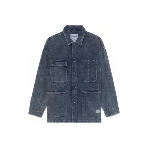 Aftermaths Denim Jackets Unisex Blue