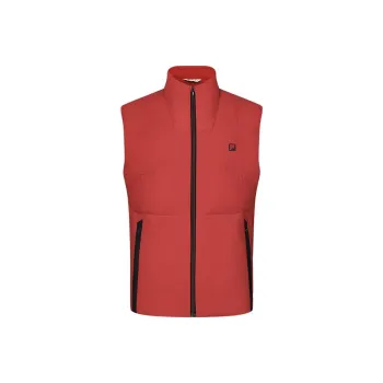 FILA Golf Series Vest Men's Fluorescent Flame Red