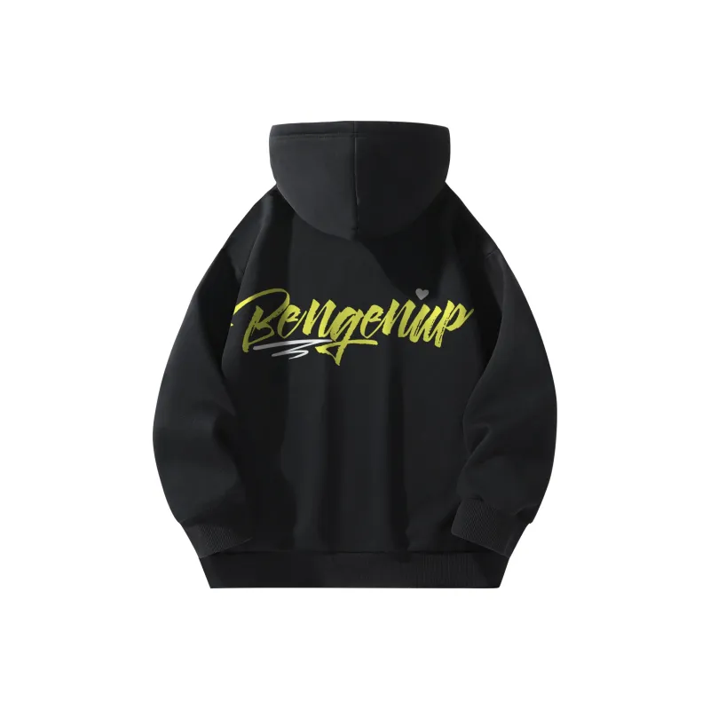 BENGEN Jackets Coats Unisex Black-2