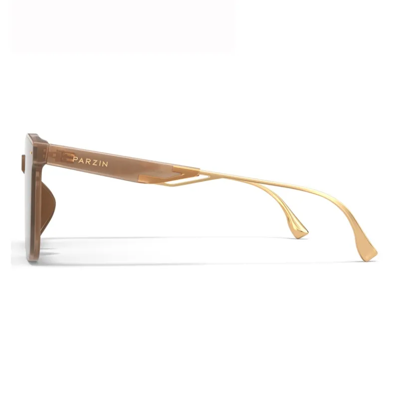 PARZIN Square Sunglasses Unisex Black-21