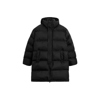 ZARA Puffer Jackets Men Black
