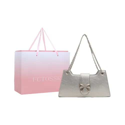 FCTOSSR PU Crossbody Bag Shoulder Bag Daypack Regular Women's White/Silver/Black/Pink