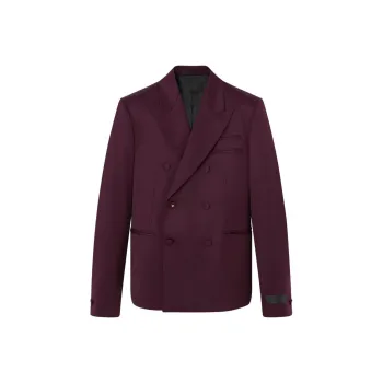 VERSACE Double Breasted Tailored Blazer