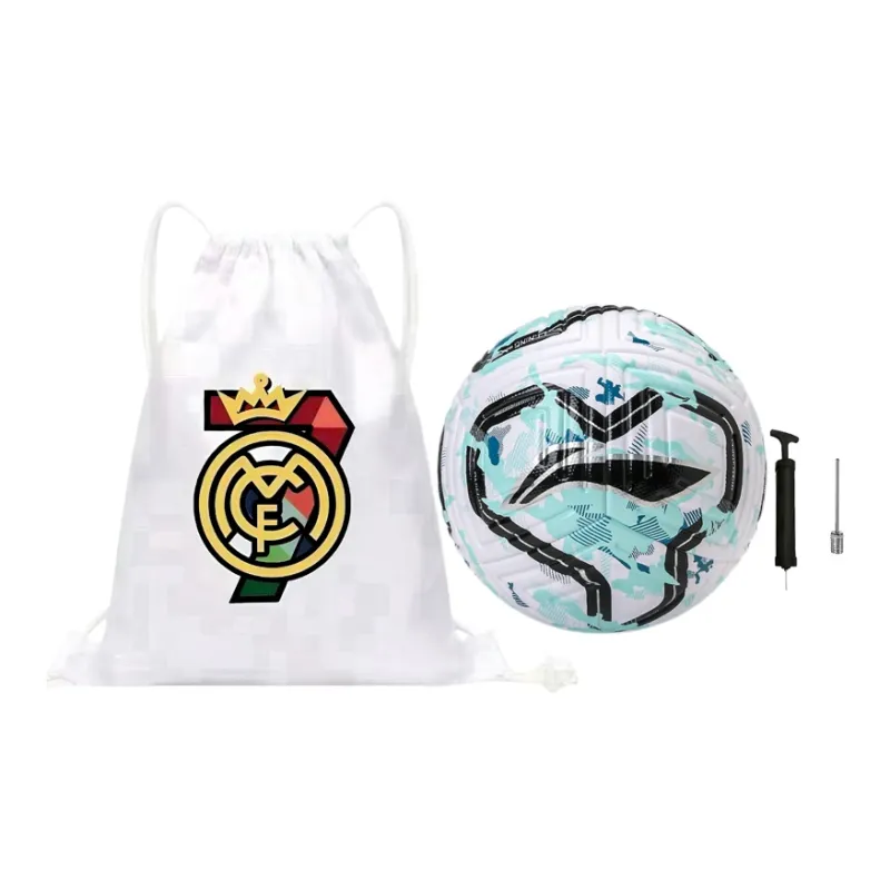 LiNing Size 5 Soccer TPU Seamless Thermal bonding Unisex White Black Blue-16