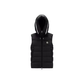Moncler Cardamine Series Vests Men Black
