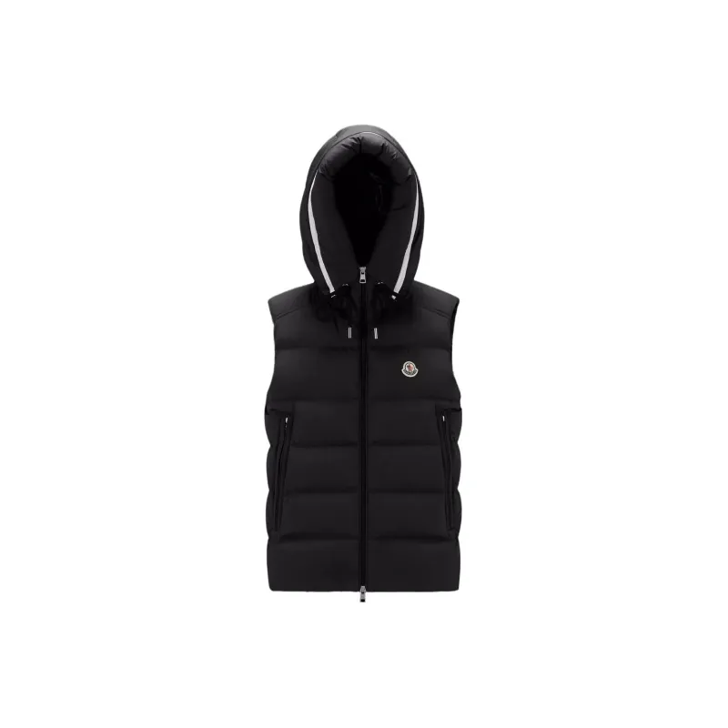 Moncler Cardamine Series Vests Men Black-0