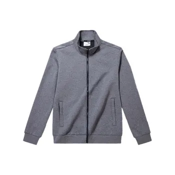 QIAODAN Jackets Men Dark Heather Gray